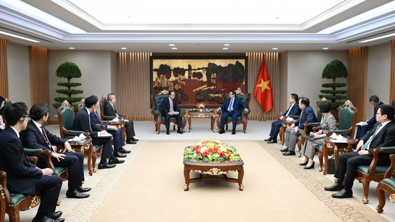 Quang cảnh buổi tiếp. (Ảnh: Trần Hải) ab3-7281.jpg