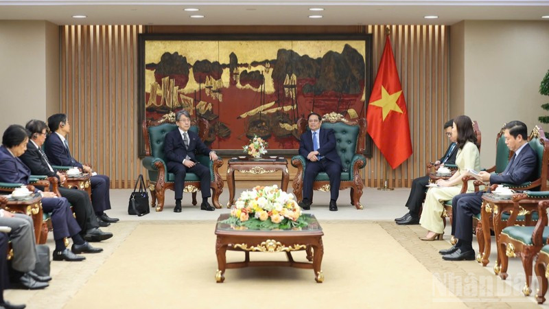 Quang cảnh buổi tiếp. (Ảnh: TRẦN HẢI) ndo_br_b2-7186.jpg