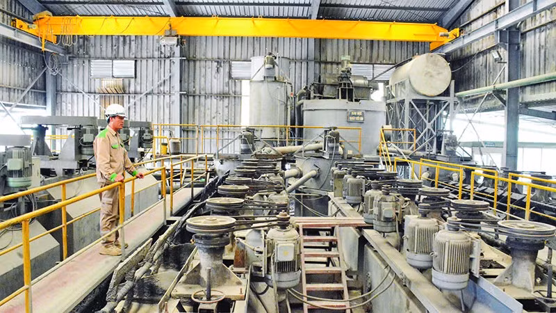 Hệ thống lọc tách tro xỉ để làm vật liệu xây dựng tại Công ty cổ phần Sông Đà Cao Cường.