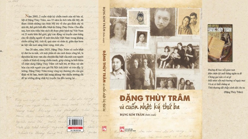 Bìa cuốn sách "Đặng Thùy Trâm và cuốn nhật ký thứ ba".