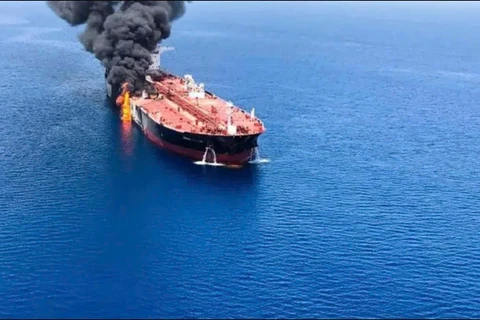 Hình ảnh tàu bị nạn. 