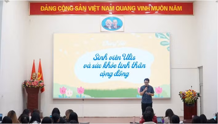 Trường đại học Ngoại ngữ-Đại học Quốc gia Hà Nội luôn quan tâm sức khỏe tinh thần của sinh viên nhằm bảo đảm các em có môi trường học tập tốt nhất.