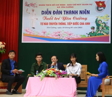 Diễn đàn thanh niên do Ban Chỉ huy quân sự huyện phối hợp Huyện đoàn Ý Yên, tỉnh Nam Định tổ chức.