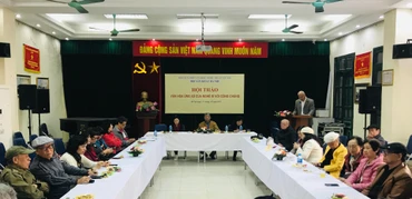 Hội thảo ghi nhận nhiều ý kiến tâm huyết của các văn nghệ sĩ. (Ảnh: nguoihanoi.com.vn)
