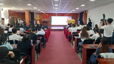 Quang cảnh sự kiện hưởng ứng Ngày Sở hữu trí tuệ thế giới (26/4) với thông điệp “Sở hữu trí tuệ và âm nhạc – Cảm nhận nhịp điệu của Sở hữu trí tuệ”