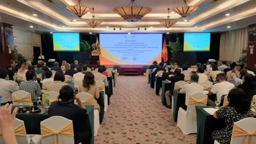 Quang cảnh Hội thảo "Hợp tác kinh tế song phương Việt Nam và Flanders, Vương quốc Bỉ về xây dựng thành phố bền vững, thích ứng điều kiện khí hậu".