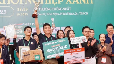 Giải nhất chung cuộc thuộc về dự án Kết nối con người với tự nhiên-Mr Mướp (Đồng Tháp).