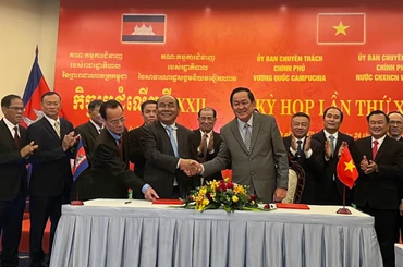 Hai bên thống nhất phương hướng, nội dung hợp tác mùa khô 2023-2024, thực hiện ký kết Biên bản lần thứ XXII.