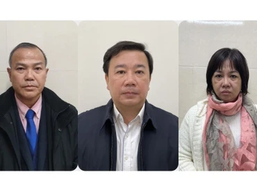 3 bị can trong vụ án.