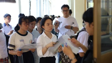 Các thí sinh tham gia kỳ thi đánh giá năng lực Đại học Quốc gia Thành phố Hồ Chí Minh đợt 1 năm 2025.
