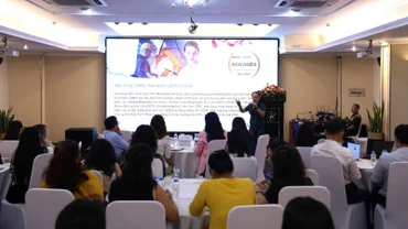 Quang cảnh buổi tập huấn.