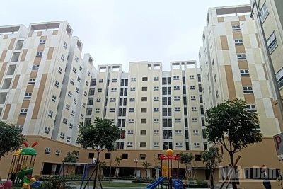 Một khu nhà ở tại phường Vũ Phúc (tỉnh Hưng Yên).