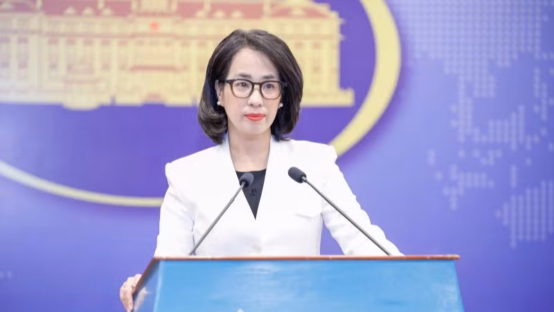 Người phát ngôn Bộ Ngoại giao Việt Nam Phạm Thu Hằng. (Ảnh: Bộ Ngoại giao Việt Nam)