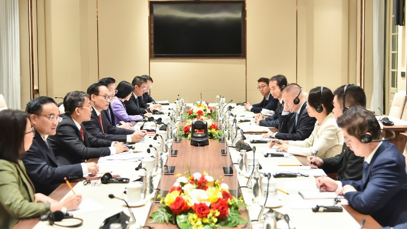 Quang cảnh cuộc hội đàm. (Ảnh: Bộ Ngoại giao