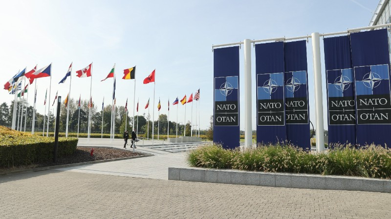 Trụ sở NATO tại Brussels, Bỉ. (Ảnh: THX/TTXVN)