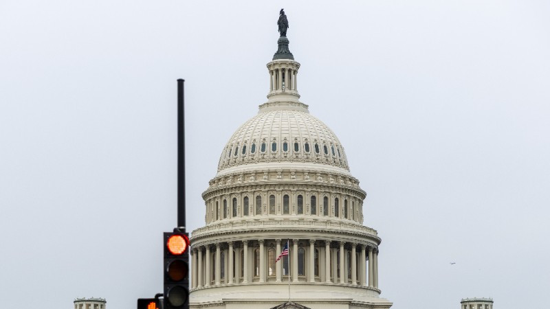 Tòa nhà Quốc hội Mỹ tại Washington D.C. (Ảnh: THX/TTXVN)