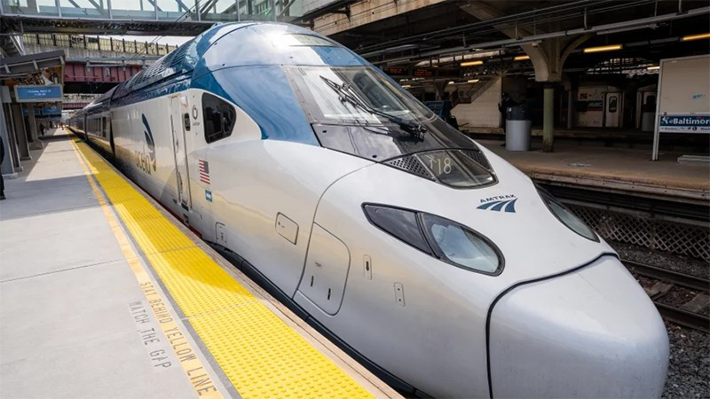Công ty Amtrak ra mắt đoàn tàu cao tốc Acela thế hệ mới. (Ảnh: Amtrak)
