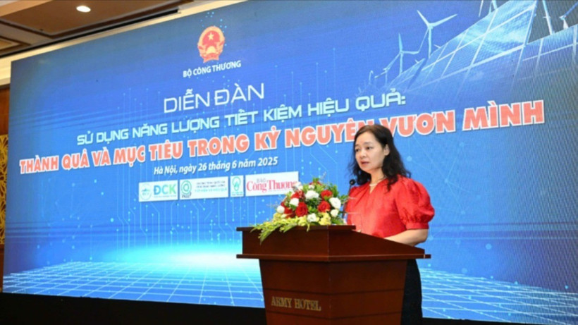 Bà Nguyễn Thị Lâm Giang - Cục trưởng Đổi mới sáng tạo, chuyển đổi xanh và Khuyến công (Bộ Công thương).