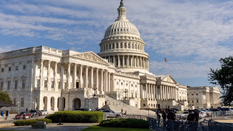 Trụ sở Quốc hội Mỹ ở Washington, D.C. (Ảnh: THX/TTXVN)