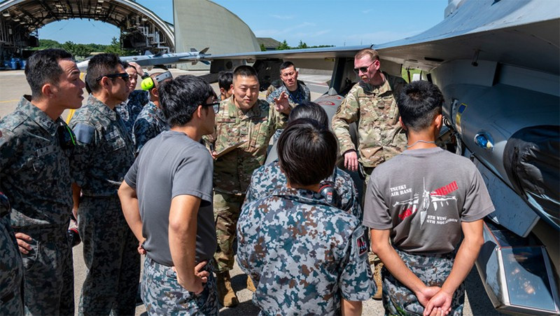 Binh sĩ Nhật và Mỹ tham gia tập trận Resolute Force Pacific. (Nguồn: Misawa Air Base)