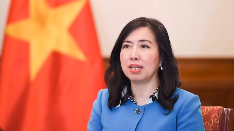 Thứ trưởng Ngoại giao Lê Thị Thu Hằng.