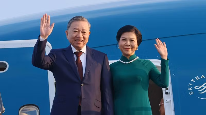 Tổng Bí thư Tô Lâm và Phu nhân sẽ thăm cấp Nhà nước đến Hàn Quốc