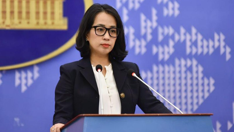 Người phát ngôn Bộ Ngoại giao Việt Nam Phạm Thu Hằng. (Ảnh: Bộ Ngoại giao Việt Nam)