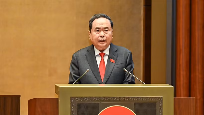 Chủ tịch Quốc hội Trần Thanh Mẫn. (Ảnh: Báo Nhân Dân)