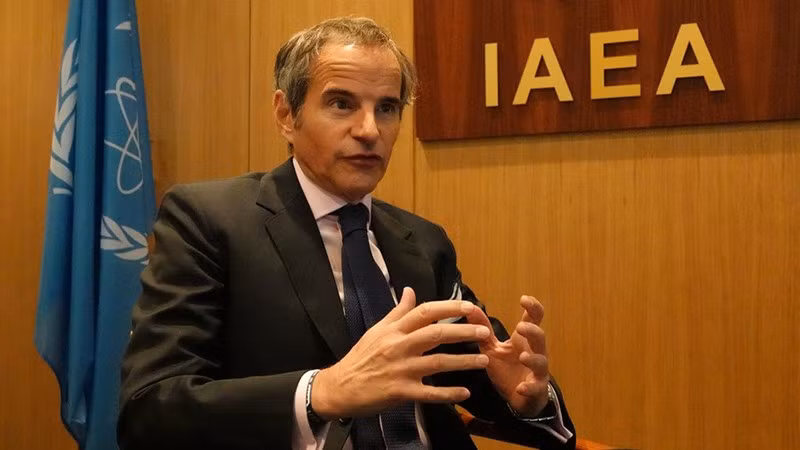 Tổng Giám đốc Cơ quan Năng lượng nguyên tử quốc tế (IAEA) Rafael Grossi. (Ảnh: Tân Hoa Xã)