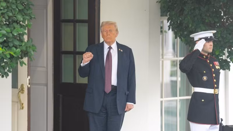 Tổng thống Mỹ Donald Trump tại Nhà trắng, ngày 29/9/2025. (Ảnh: Tân Hoa Xã)