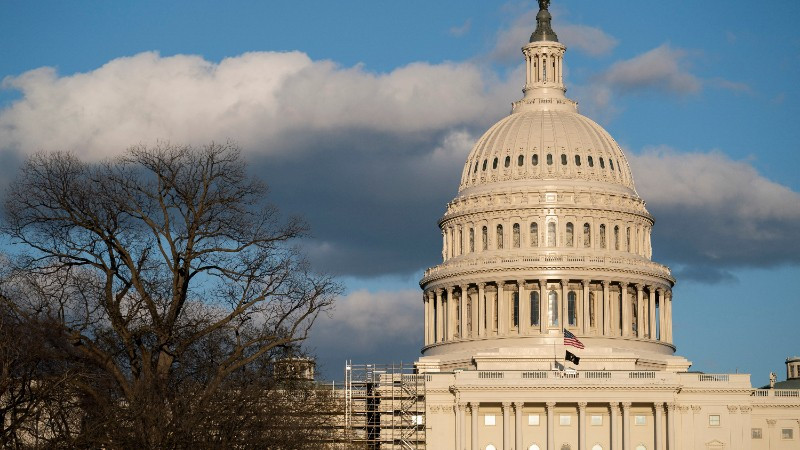 Tòa nhà Quốc hội Mỹ tại Washington, D.C. (Ảnh: THX/TTXVN)