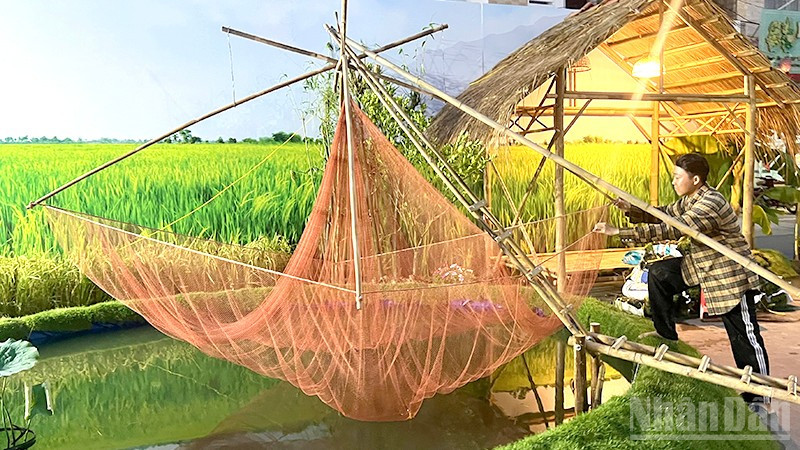 Trang trí cụm tiểu cảnh tại một không gian chuẩn bị lễ giỗ ông, bà Đỗ Công Tường. ndo_br_legio1.jpg