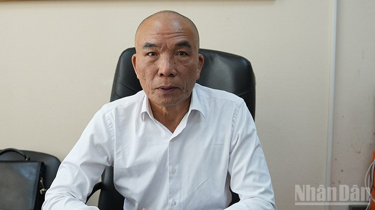 Chủ tịch Hội người Việt tại thành phố Pyatigorsk Phạm Văn Dũng. (Ảnh: XUÂN HƯNG) ndo_br_dsc02161.jpg