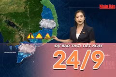 [Video] Dự báo thời tiết ngày 24/9/2026: Mưa lớn tiếp diễn ở Trung Bộ, đề phòng nguy cơ ngập úng và sạt lở