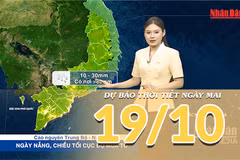 [Video] Dự báo thời tiết đêm nay và ngày mai 19/10/2026: Mưa lớn gia tăng tại Nam Bộ, Bắc Bộ và Trung Bộ rải rác có mưa vài nơi