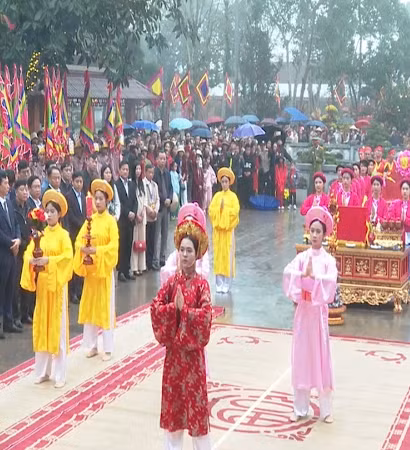 [Video] Lễ dâng hương tưởng niệm Tổ Mẫu Âu Cơ tại xã Hiền Lương