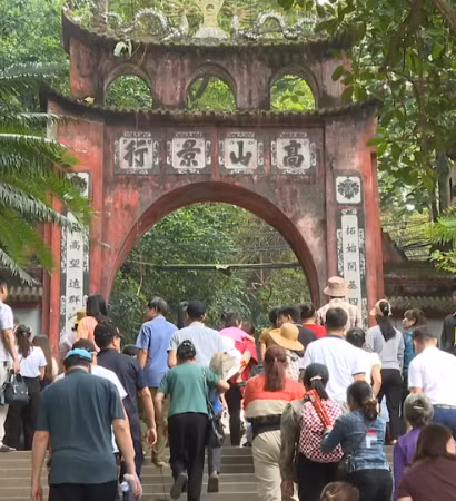 [Video] Bảo đảm an ninh trật tự tại Lễ hội Đền Hùng