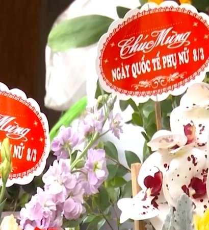 [Video] Thị trường hoa 8/3 sôi động, giá hoa tươi tăng nhẹ 