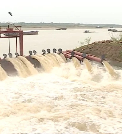 [Video] Chuẩn bị lấy nước từ hồ chứa sản xuất vụ Đông Xuân