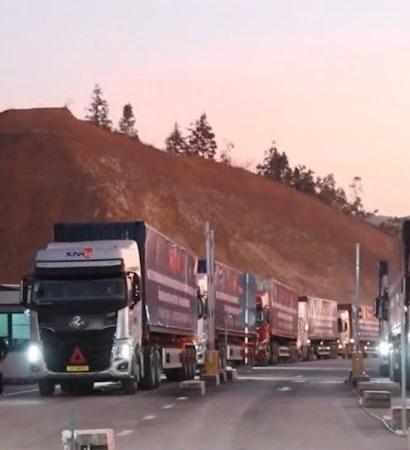 [Video] Khánh thành đường chuyên dụng vận chuyển hàng hóa khu vực cửa khẩu 