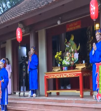 [Video] Khai hội Đền Chu Hưng tại xã Hạ Hòa, tỉnh Phú Thọ
