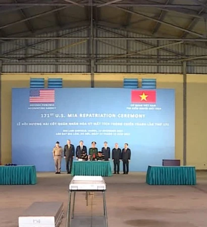 [Video] Trao trả hài cốt quân nhân Hoa Kỳ mất tích trong chiến tranh Việt Nam 