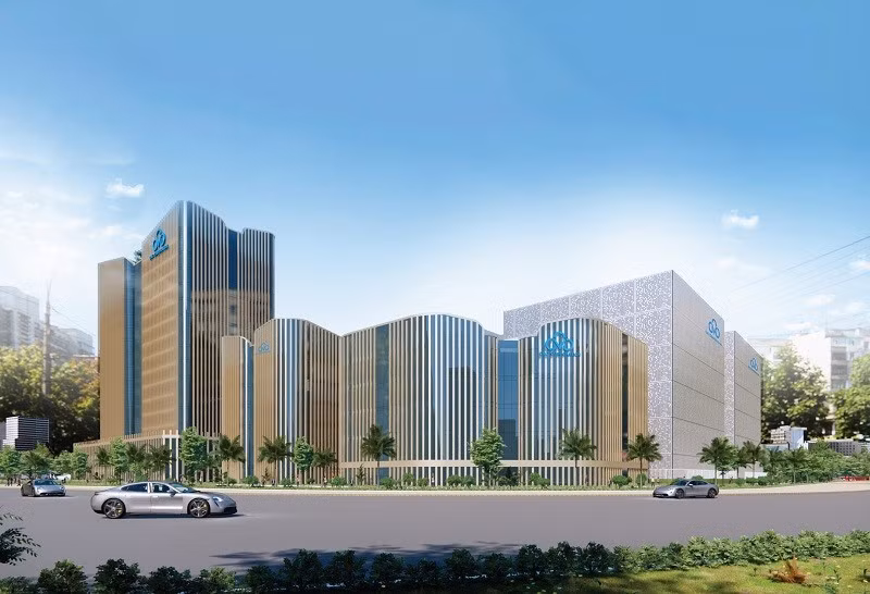 Phối cảnh CMC Hyperscale DC SHTP – Trung tâm dữ liệu siêu quy mô ở cửa ngõ Đông Thành phố Hồ Chí Minh. 