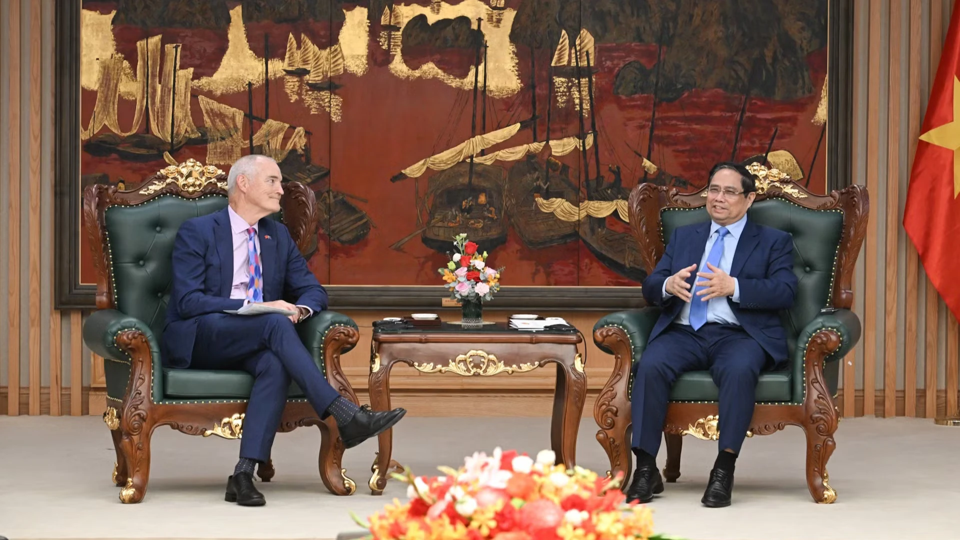 Thủ tướng Phạm Minh Chính tiếp Giám đốc Đại học RMIT Australia tại Hà Nội