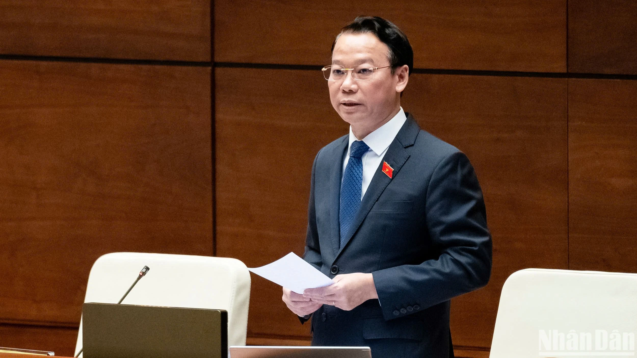 Theo Bộ trưởng Tài nguyên và Môi trường Đỗ Đức Duy, theo chỉ đạo của Chính phủ, đối với các khoáng sản chiến lược như đất hiếm hay vonfram, Bộ này đang nghiên cứu xây dựng, hướng tới đưa ra những khung chính sách riêng, đặc thù và chiến lược để quản lý. (Ảnh: ĐĂNG KHOA)