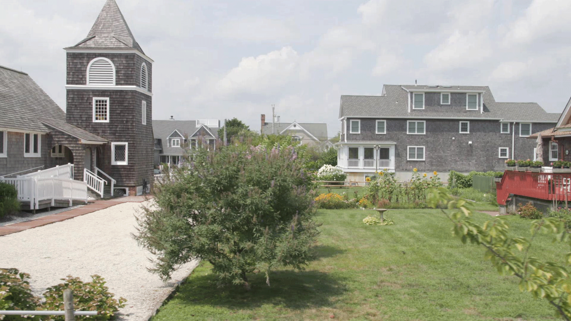 Dự đoán mức độ ngập lụt theo năm tại Mantoloking, New Jersey, Mỹ (Climate Central/The Guardian) Dự đoán mức độ ngập lụt theo năm tại Mantoloking, New Jersey, Mỹ (Climate Central/The Guardian)