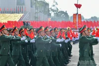 Hình ảnh khối cựu chiến binh Việt Nam tại Lễ kỷ niệm 80 năm Cách mạng Tháng Tám thành công và Quốc khánh 2/9 diễn ra sáng 2/9/2025 tại Hà Nội. (Ảnh: DUY LINH)