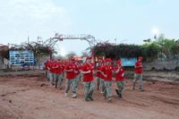 Bệnh viện dã chiến cấp 2 số 7 của Việt Nam tại Phái bộ Gìn giữ hòa bình Liên hợp quốc ở Nam Sudan đã tổ chức hoạt động chạy bộ tập thể quanh khu vực đóng quân.