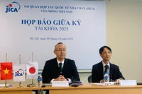 Cơ quan Hợp tác Quốc tế Nhật Bản (JICA) Việt Nam tổ chức buổi họp báo giữa kỳ năm tài khóa 2025 tại Hà Nội.