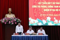 Lãnh đạo Ban Nội chính Trung ương chủ trì hội nghị.